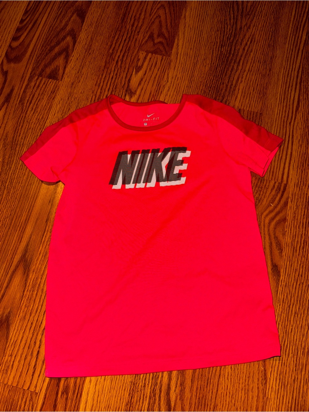 Nike Kids Bright Pink Dri-FIT Graphic Tee